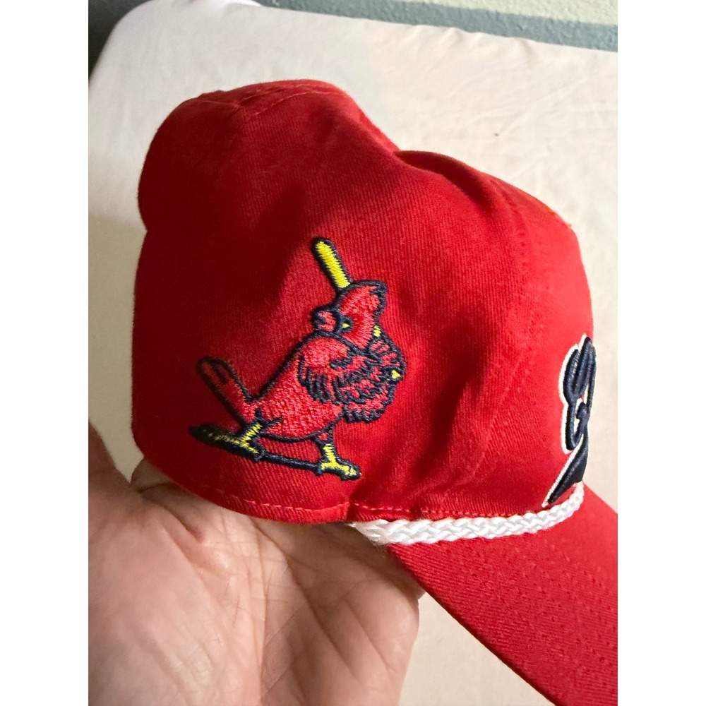 47 Brand St Louis Cardinals Red Snapback Rope STL Baseball OSFA Vintage Style - Picture 2 of 6